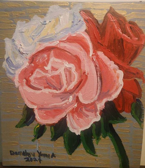 Blossom 1 (pink, red and blue)